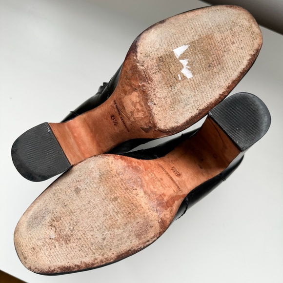 SOLD ✅Madewell Sutton Ankle Boots Black Leather Size 8.5 Womens - Picture 8 of 9